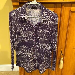 David cline snap button top size M